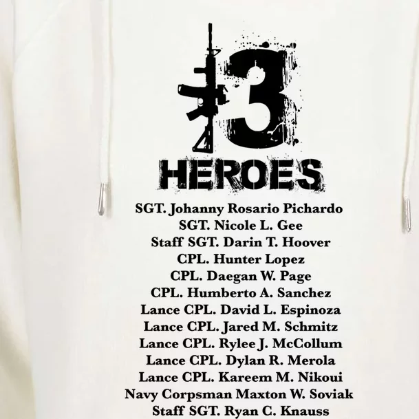 13 Heroes 08cool Gift26cool Gift2021 Never Forget Honor Fallen Soldiers Gift Womens Funnel Neck Pullover Hood