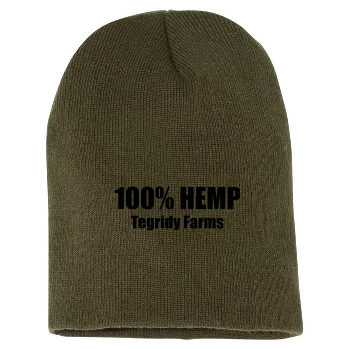 100% Hemp Short Acrylic Beanie