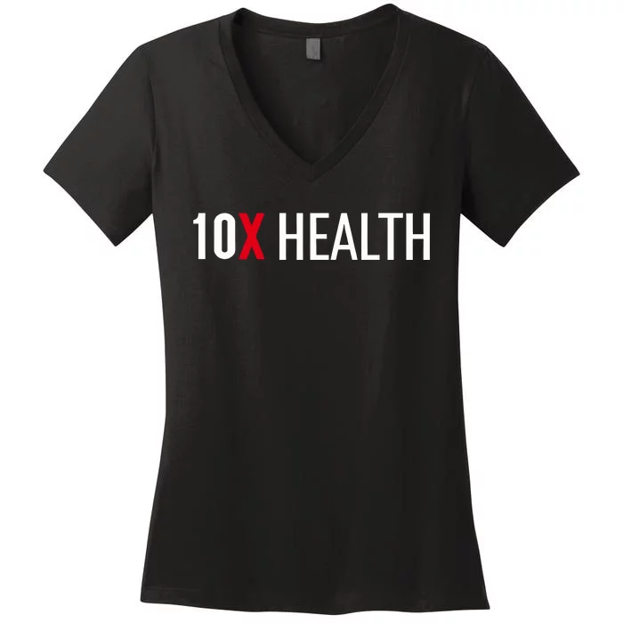 10x Health Women's V-Neck T-Shirt