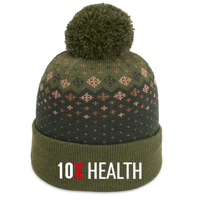 10x Health The Baniff Cuffed Pom Beanie