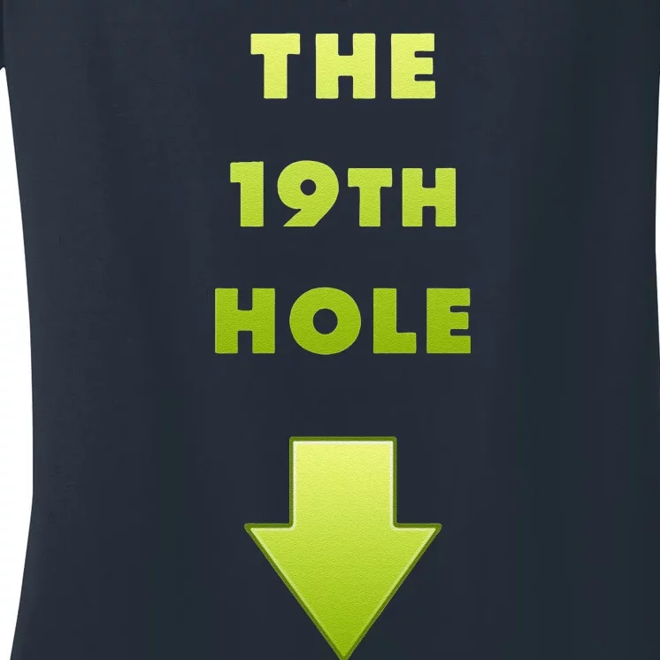 19th Hole Women's V-Neck T-Shirt