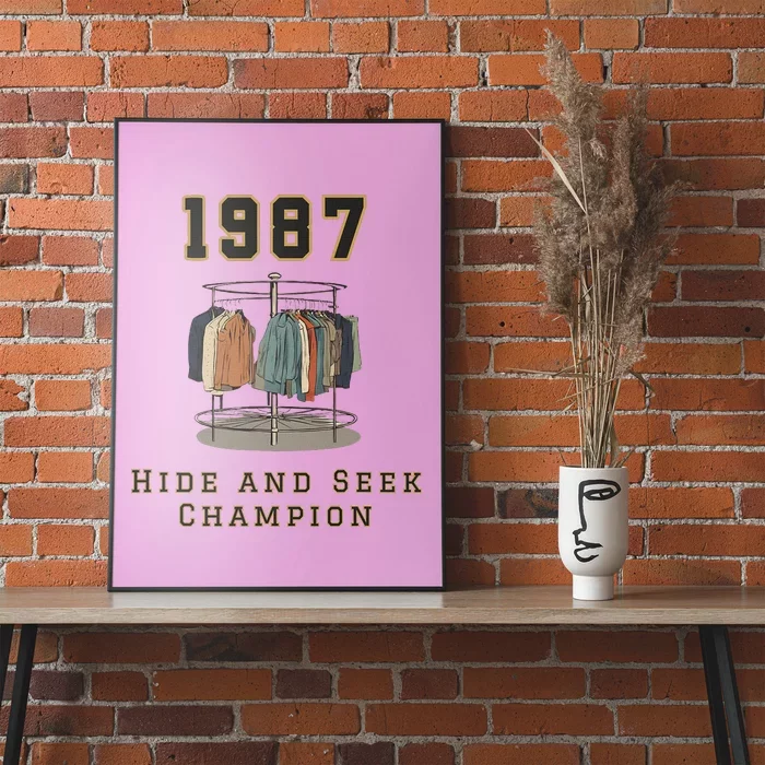 1987 Hide And Seek Champion Bigfoot Poster