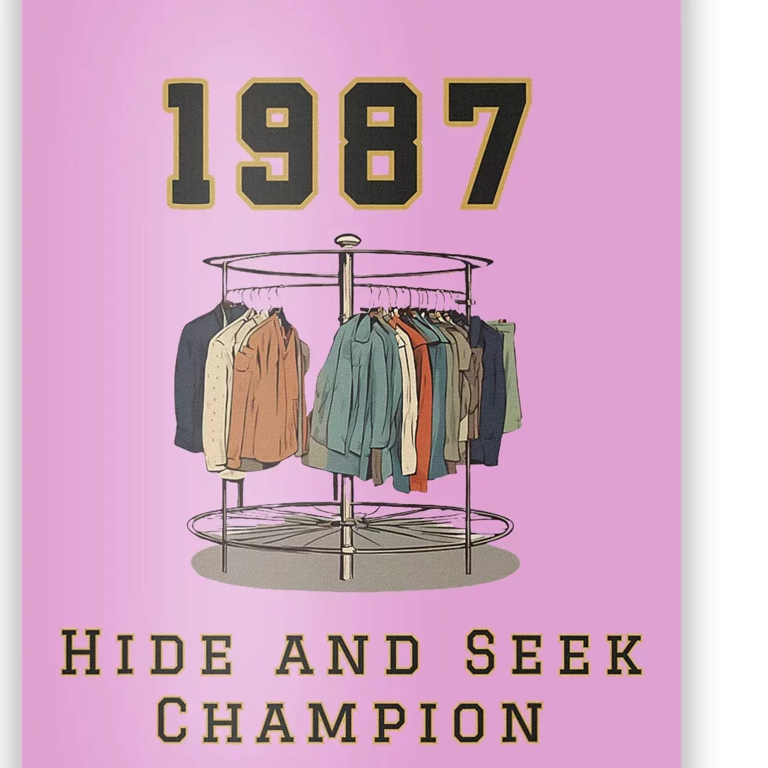 1987 Hide And Seek Champion Bigfoot Poster