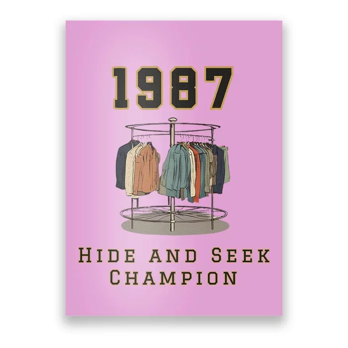 1987 Hide And Seek Champion Bigfoot Poster