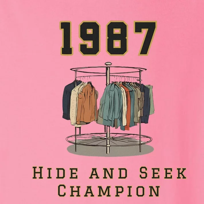 1987 Hide And Seek Champion Bigfoot Toddler Long Sleeve Shirt