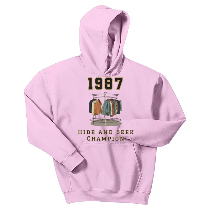 1987 Hide And Seek Champion Bigfoot Kids Hoodie