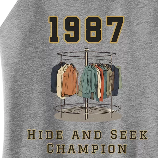 1987 Hide And Seek Champion Bigfoot Women’s Perfect Tri Rocker Tank