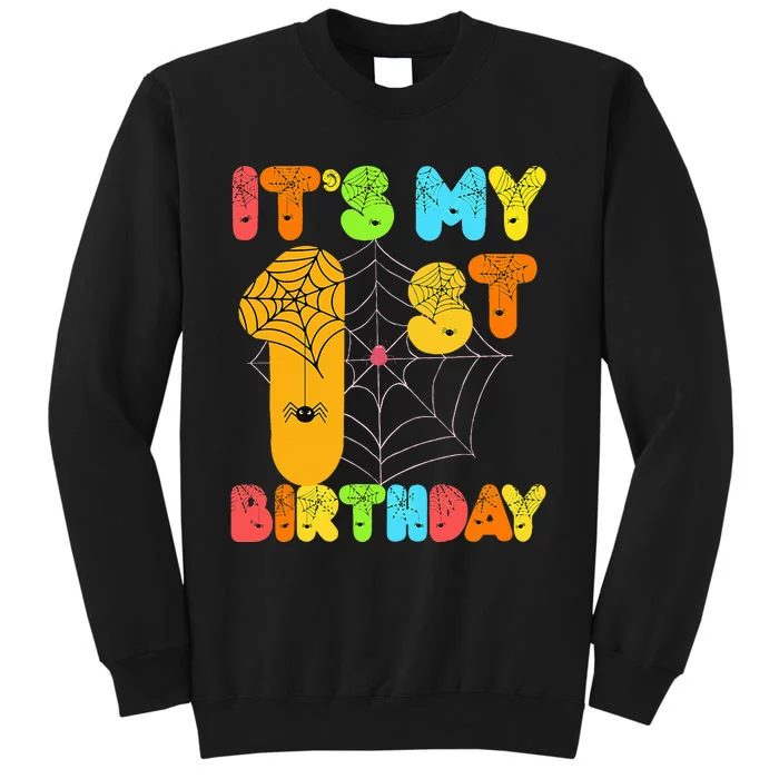 1st Halloween Birthday Party Decorations Sweatshirt