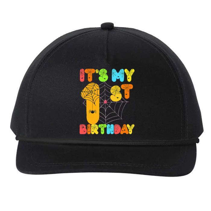 1st Halloween Birthday Party Decorations Snapback Five-Panel Rope Hat