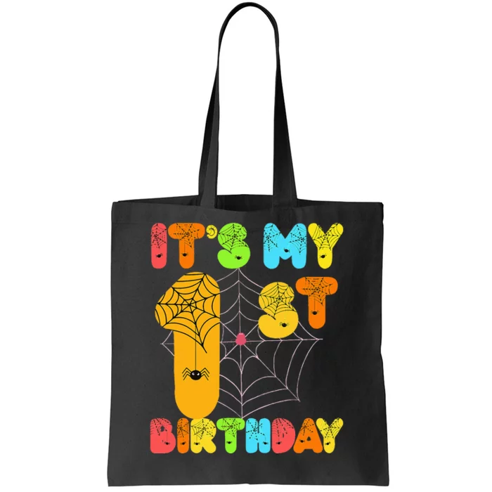 1st Halloween Birthday Party Decorations Tote Bag