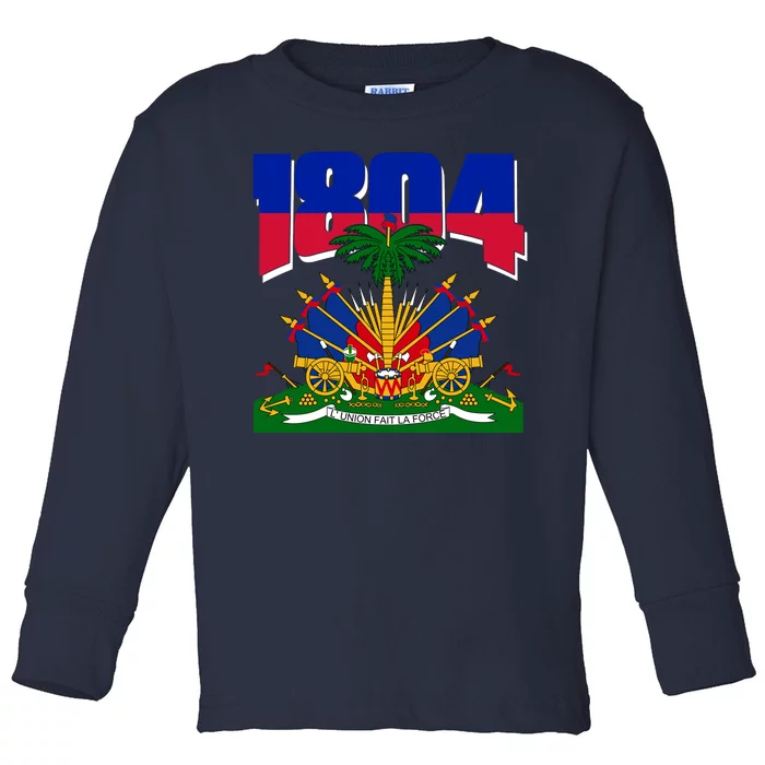 1804 Haiti Haitian Independence Toddler Long Sleeve Shirt