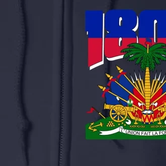 1804 Haiti Haitian Independence Full Zip Hoodie