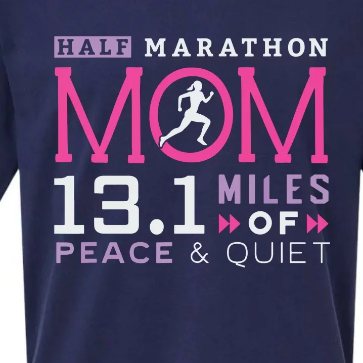 131 Half Marathon Mom Running Mommy Runner Women Sueded Cloud Jersey T-Shirt