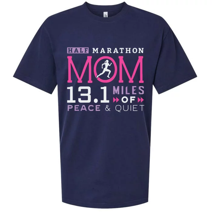 131 Half Marathon Mom Running Mommy Runner Women Sueded Cloud Jersey T-Shirt