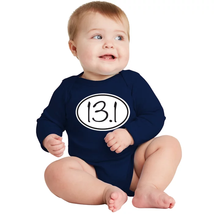 131 Half Marathon Mom Running Mommy Runner Baby Long Sleeve Bodysuit