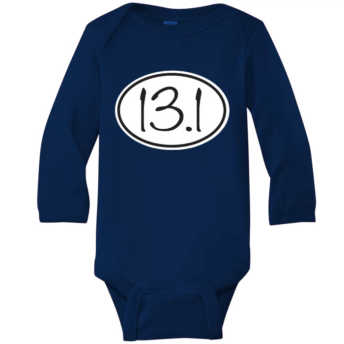 131 Half Marathon Mom Running Mommy Runner Baby Long Sleeve Bodysuit