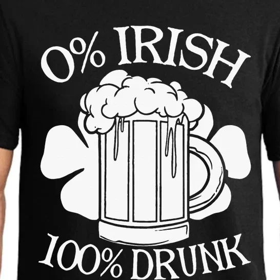 1 Irish 100 Drunk Beer Lover Happy St Patrick Day Pajama Set