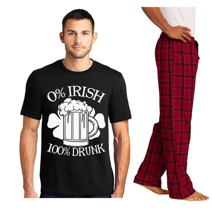 1 Irish 100 Drunk Beer Lover Happy St Patrick Day Pajama Set