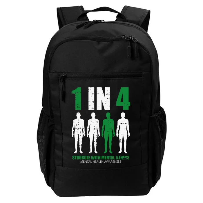 1 In 4 Struggle With Mental Illness Mental Health Awareness Daily Commute Backpack