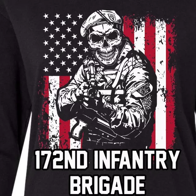 172nd Infantry Brigade Womens Cotton Relaxed Long Sleeve T-Shirt