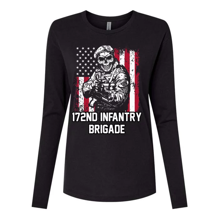 172nd Infantry Brigade Womens Cotton Relaxed Long Sleeve T-Shirt