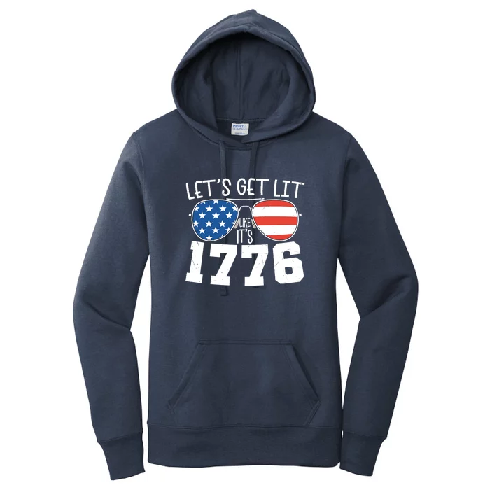 1776 Independence Day 4th Of July Women's Pullover Hoodie