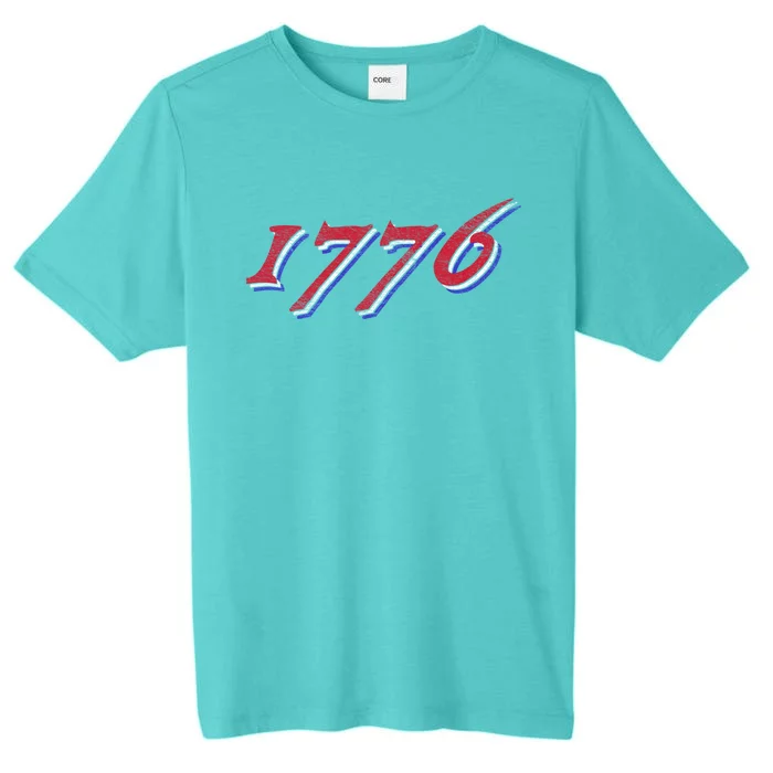 1776 Independence Day Liberty Freedom Betsy Ross Flag Gift ChromaSoft Performance T-Shirt