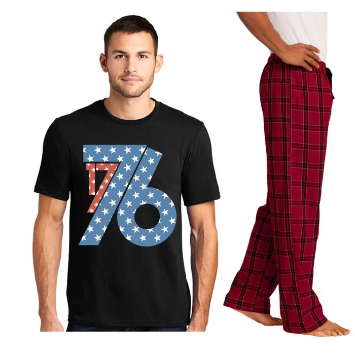 1776 Independence Day Celebration Graphic Pajama Set