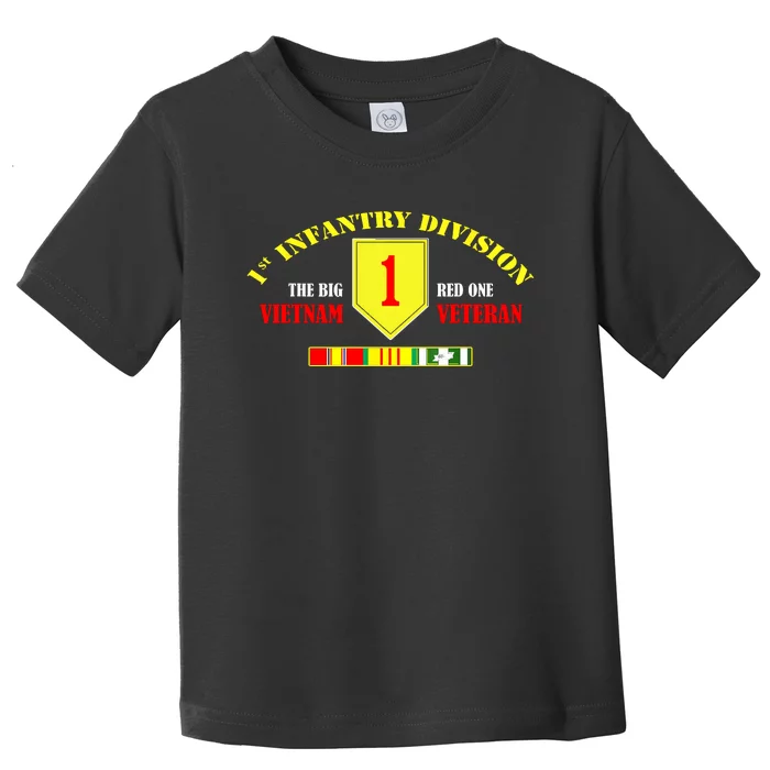 1st Infantry Division Vietnam Veteran, The Big Red One Toddler T-Shirt