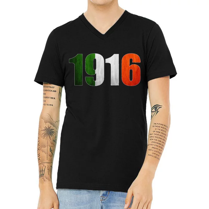 1916 Irish Easter Rising Centenary Commemorative V-Neck T-Shirt