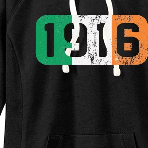 1916 Ireland Flag Irish Rebellion Easter Rising Women's Fleece Hoodie