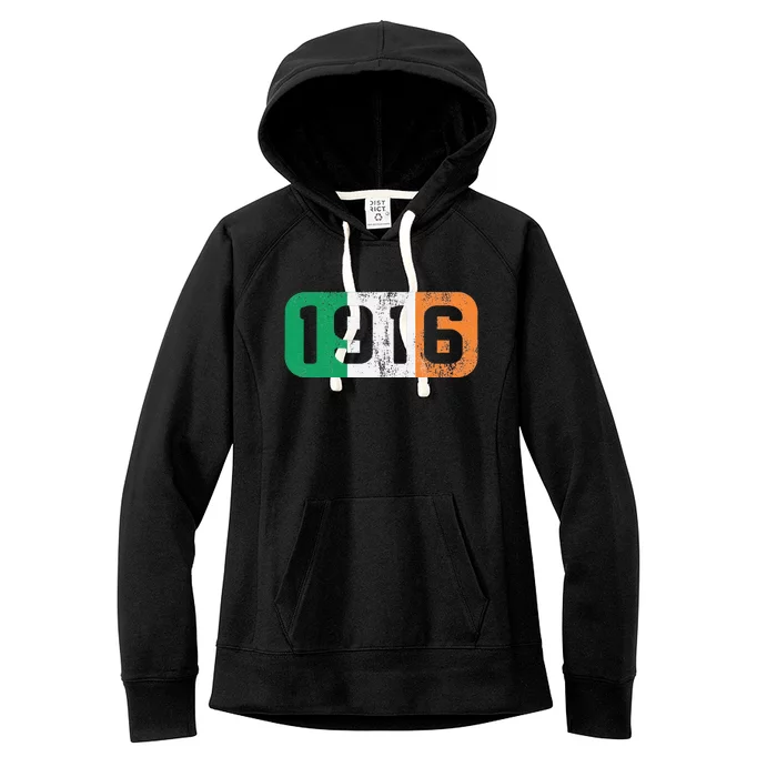 1916 Ireland Flag Irish Rebellion Easter Rising Women's Fleece Hoodie