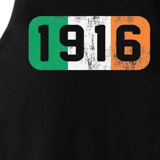 1916 Ireland Flag Irish Rebellion Easter Rising Ladies Tri-Blend Wicking Tank