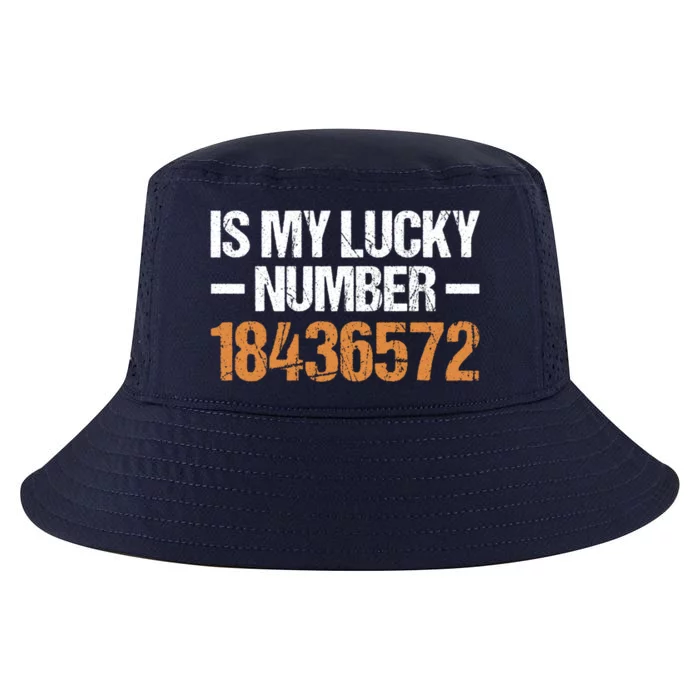 18436572 Is My Lucky Number V8 Engine Gift Cool Comfort Performance Bucket Hat