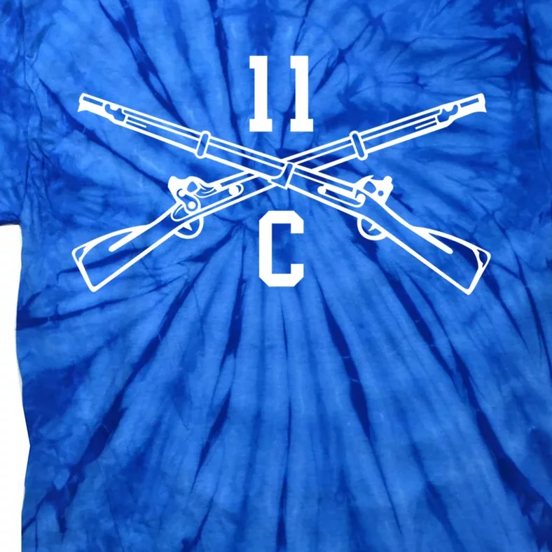 11c Infantry Mortar Crossed Rifles Gift Tie-Dye T-Shirt