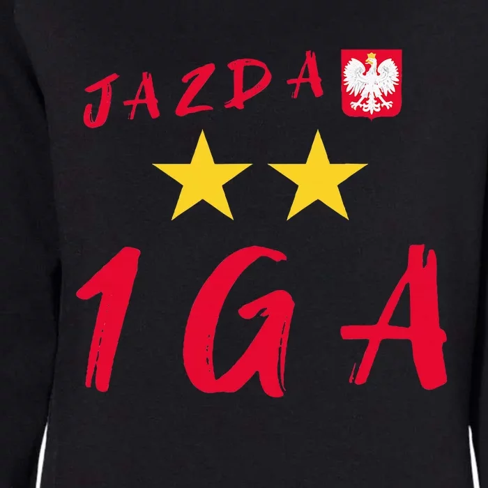 1ga Iga Polish Tennis Number One Jazda Womens California Wash Sweatshirt