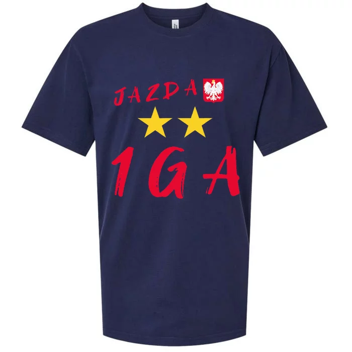 1ga Iga Polish Tennis Number One Jazda Sueded Cloud Jersey T-Shirt