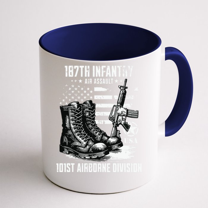 187th Infantry Regiment 101st Airborne Division Veteran Front & Back Coffee Mug