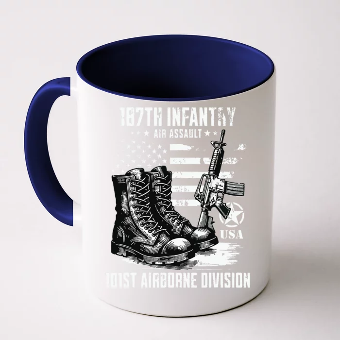 187th Infantry Regiment 101st Airborne Division Veteran Front & Back Coffee Mug