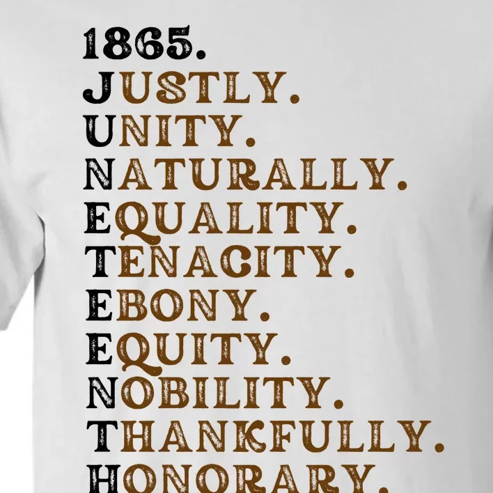 1865 Juneteenth Tall T-Shirt