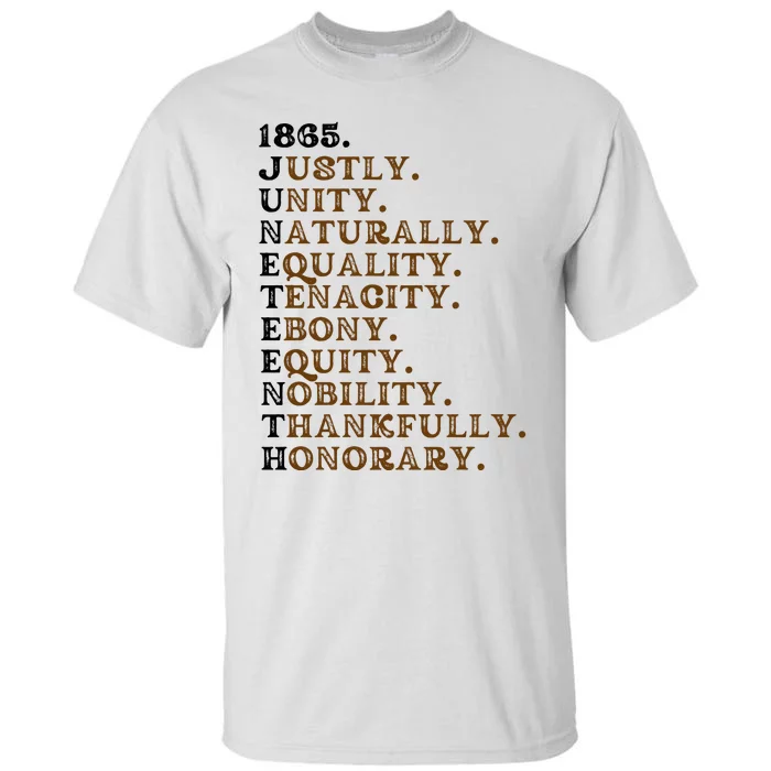 1865 Juneteenth Tall T-Shirt