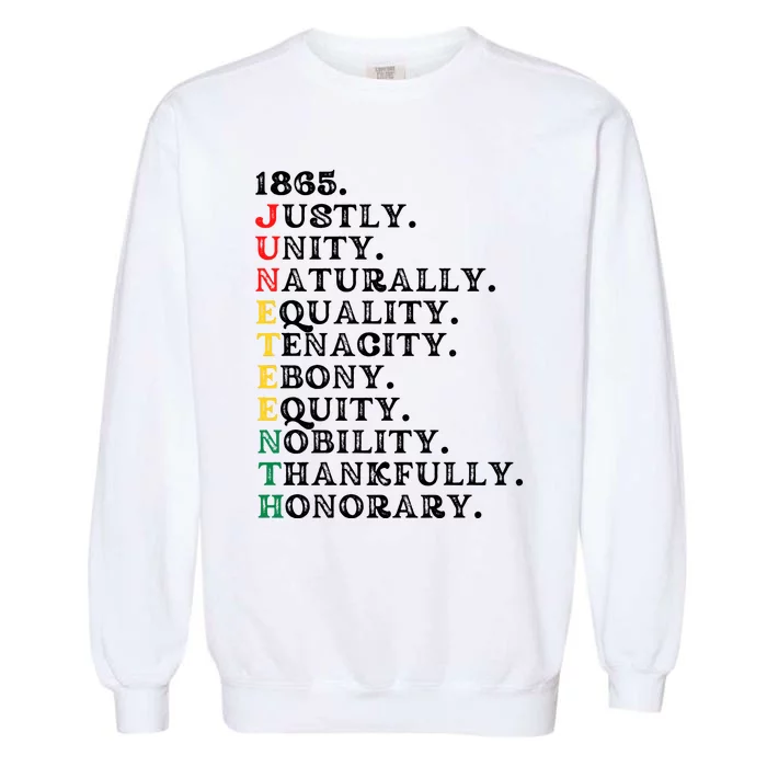 1865 Juneteenth Garment-Dyed Sweatshirt