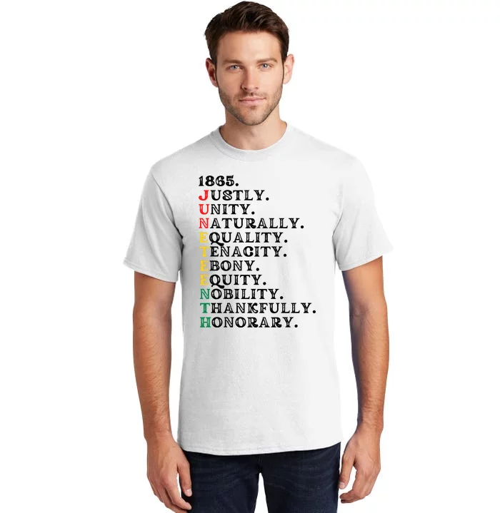 1865 Juneteenth Tall T-Shirt