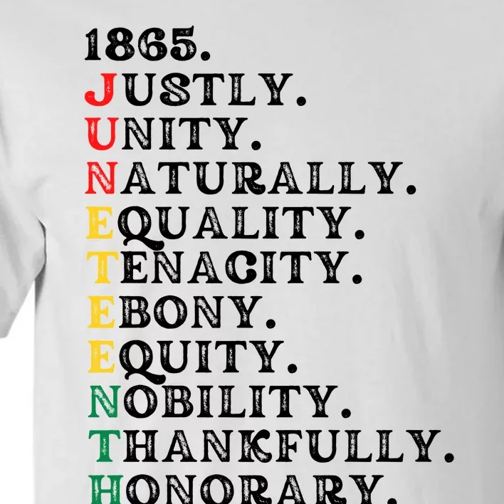 1865 Juneteenth Tall T-Shirt