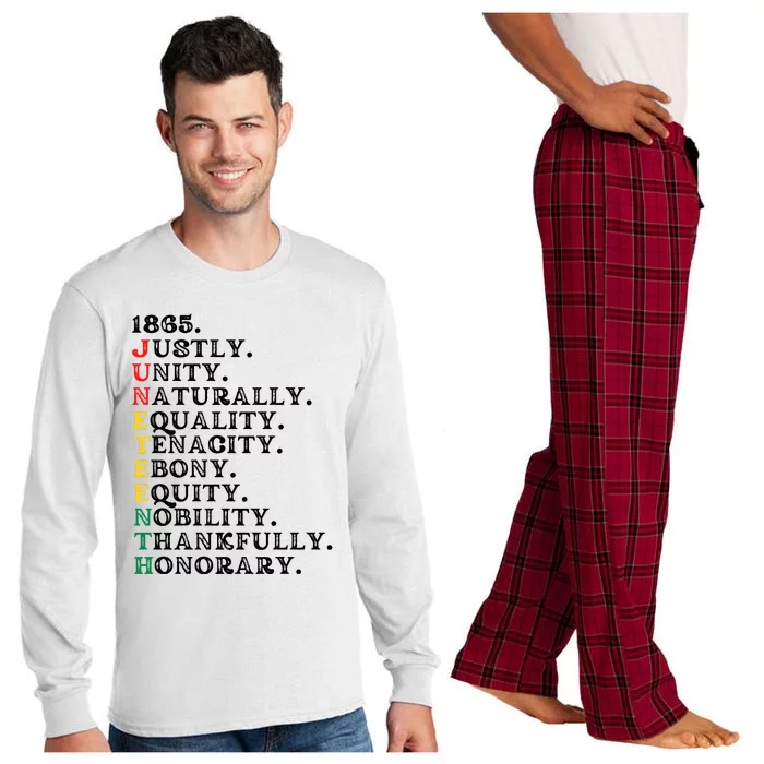 1865 Juneteenth Long Sleeve Pajama Set