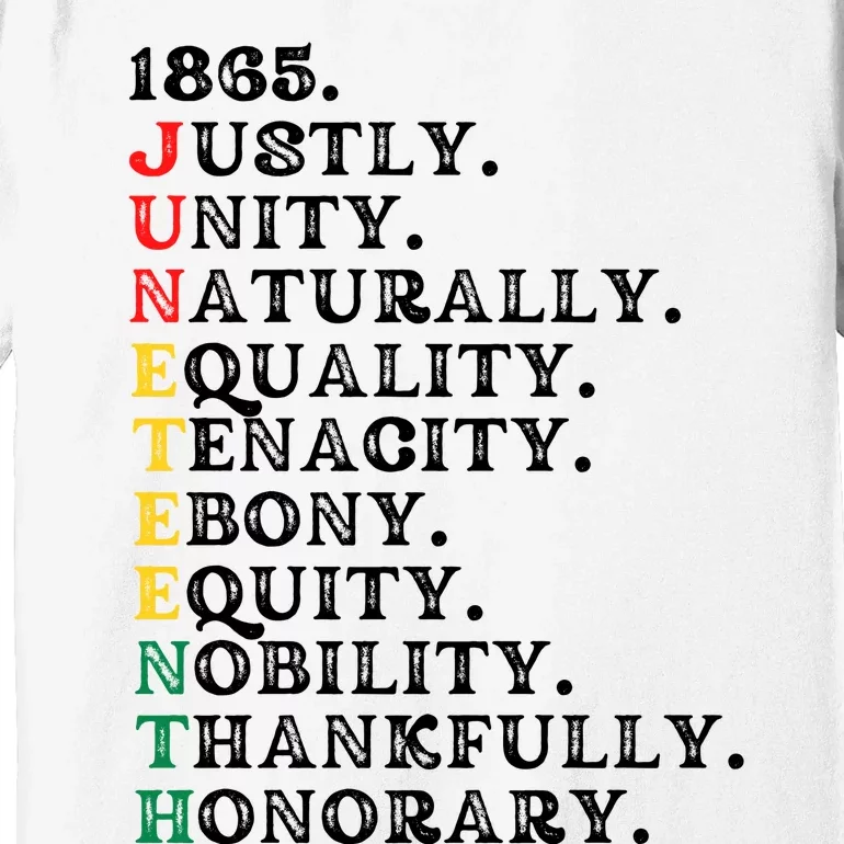 1865 Juneteenth Premium T-Shirt