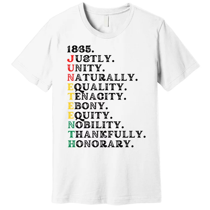 1865 Juneteenth Premium T-Shirt