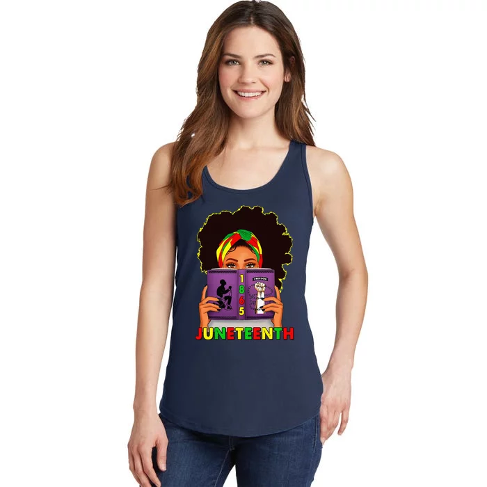 1865 Juneteenth African American Freedom Day Women Ladies Essential Tank