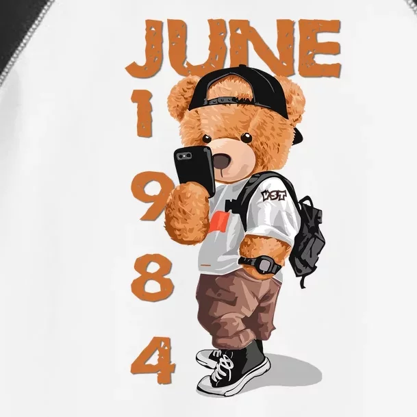 1984 June Born In Toddler Fine Jersey T-Shirt