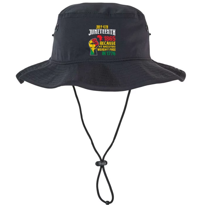 1865 Junenth Because My Ancestors WerenT Free In 1776 Cute Gift Legacy Cool Fit Booney Bucket Hat